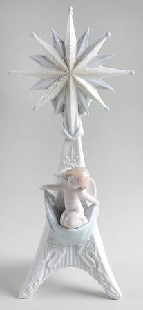 Lladro Candlesticks-Holders Holiday Light - Boxed
