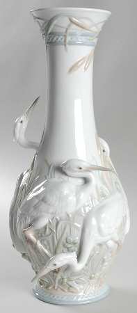 Lladro Vases & Urns Heron's Realm Vase - Boxed