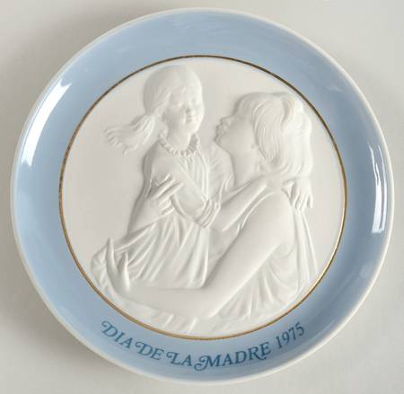Mothers Day Plate-Annual Mother And Child-L7013 - Boxed