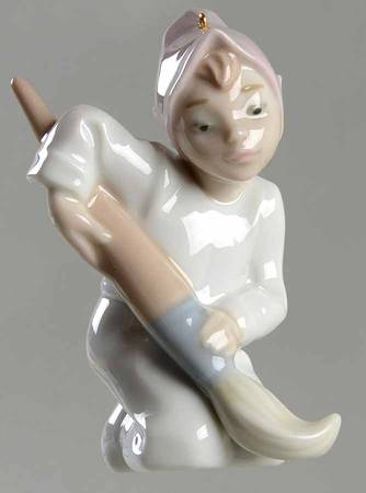 Lladro Christmas Ornament-Figural Elf Ornament - Boxed