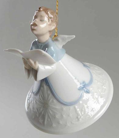 Lladro Christmas Ornament-Figural Heavenly Tenor - Boxed