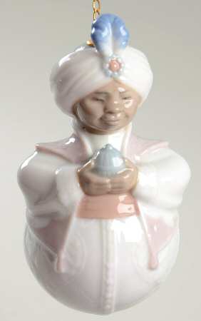 Lladro Christmas Ornament-Figural King Balthasar - Boxed