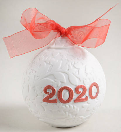 Annual Ball Ornament 2020 Re-Deco Red - Boxed