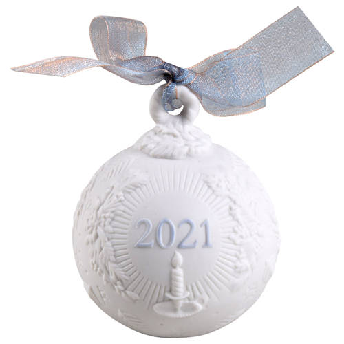 Annual Ball Ornament 2021 Christmas Ball  - Boxed