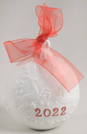 Annual Ball Ornament 2022 Re-Deco Red - With Box 53