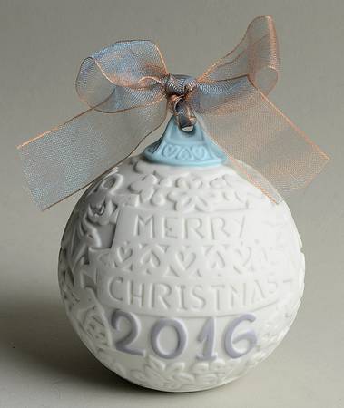 Annual Ball Ornament 2016 Christmas Ball-L8411 - Boxed