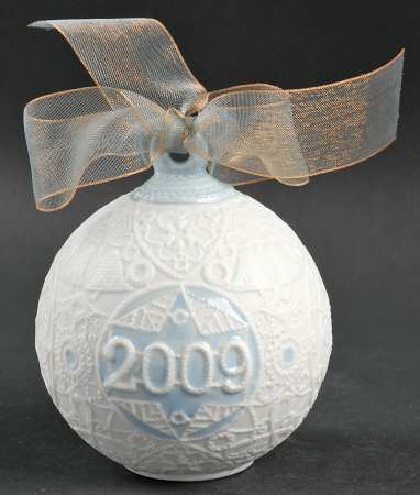 Annual Ball Ornament 2009 Christmas Ball-L7160 - Boxed