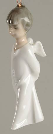Miniature Ornaments-Lladro Angel Standing - No Box