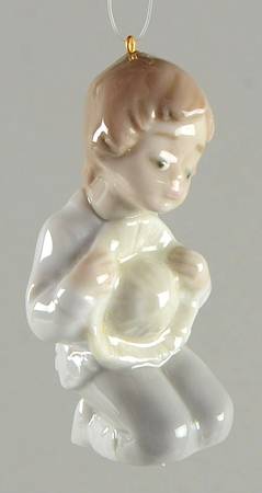 Miniature Ornaments-Lladro Shepherd Kneeling - No Box