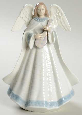 Tree Toppers Angels Angelic Melody-Angel With Mandolin - No Box