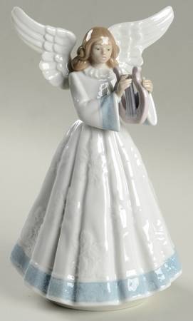 Tree Toppers Angels Heavenly Harpist - Boxed