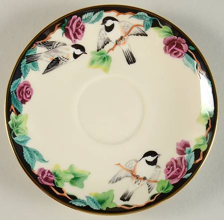 Birds of America Chickadee Saucer-Only - No Box