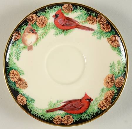 Birds of America Cardinal Saucer-Only - No Box