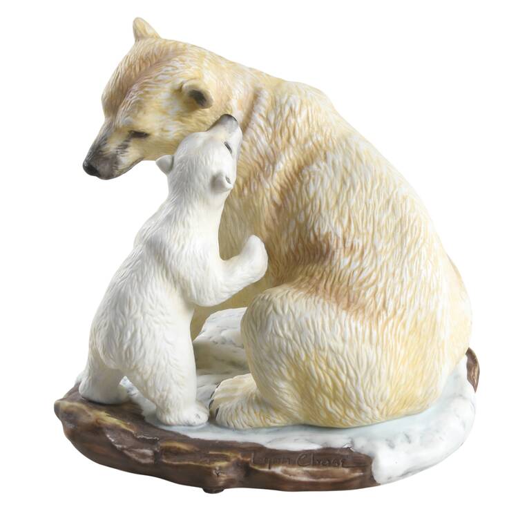 Lenox Figurines Arctic Polar Bear Mother & Cub - No Box