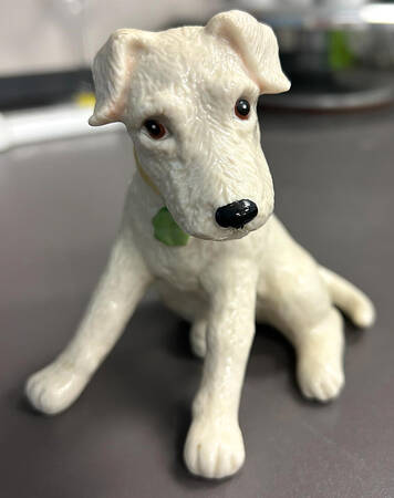 St Patricks Day Figures Irish Terrier Puppy - Boxed