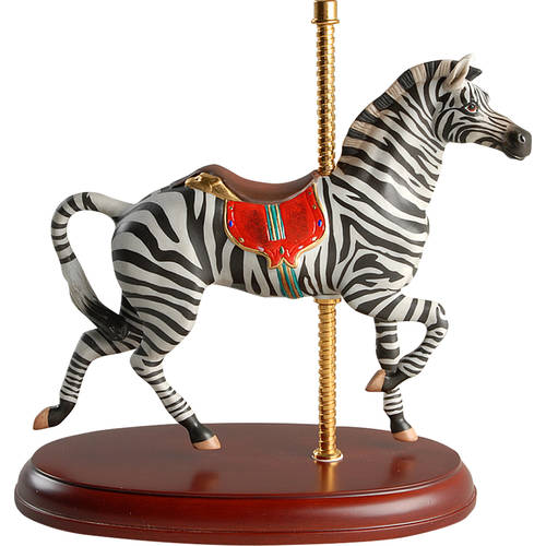 Carousel Animals Antique Carousel Zebra - Boxed