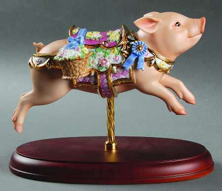 Carousel Animals Blue Ribbon Carousel - Boxed