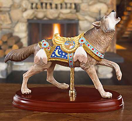 Carousel Animals Carousel Wolf - Boxed