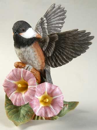 Garden Birds Chestnut Backed Chickadee - Boxed