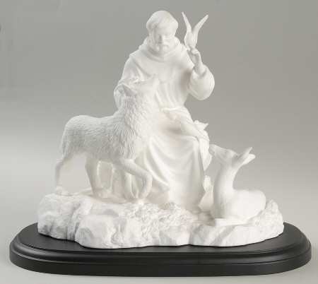Religious St Francis Of Assisi-White - Boxed