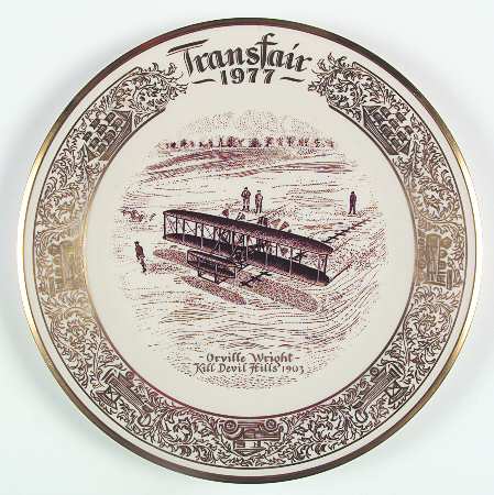 Lenox Commemorative Plates Transfair-First Flight - Boxed
