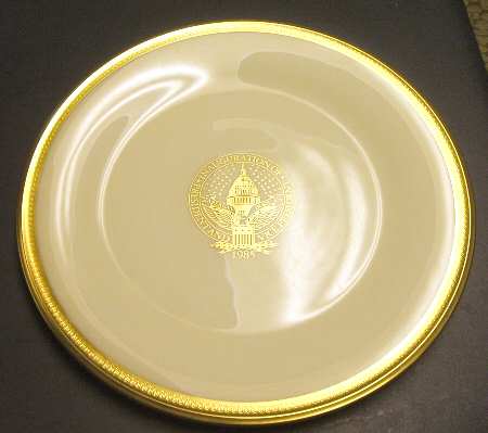 Lenox Commemorative Plates 1985-Regan-Bush Inaugural - Boxed
