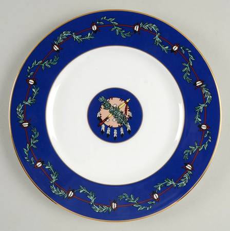 Lenox Commemorative Plates State Of Oklahoma By Ronda Roush - No Box