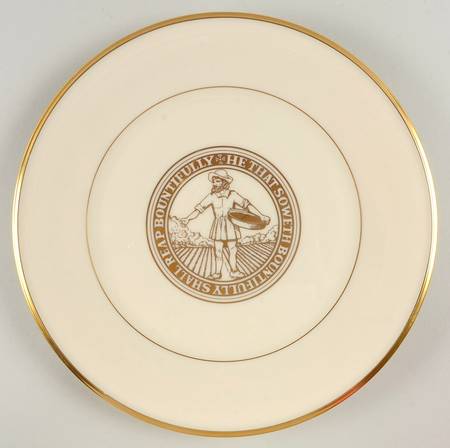 Lenox Commemorative Plates He That Soweth Bountifully-Presbyterian  - No Box