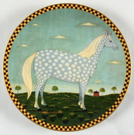 Barnyard Animals Polka Dot Dapple-Gray - No Box