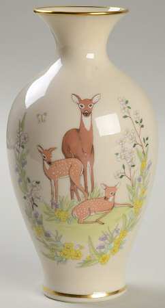 Mothers Day Vase Deer Family - No Box