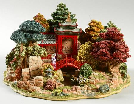 English Cottages Reflections Of Jade - With Box 238