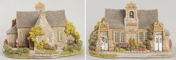 English Cottages Village School - Boxed