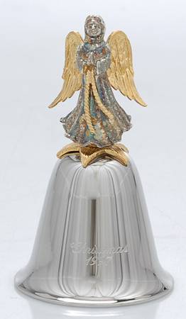 Lunt Christmas Bell Angel - With Box