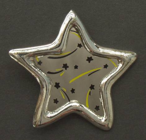 Lunt Christmas Ornament Star W/ Silver - Boxed