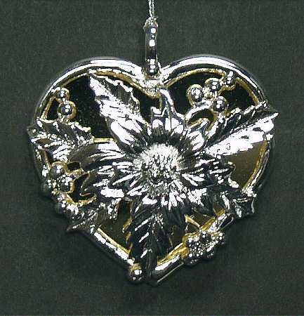 Lunt Christmas Ornament Poinseittia - Boxed