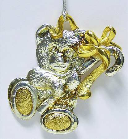 Lunt Christmas Ornament Teddy Bear - Boxed