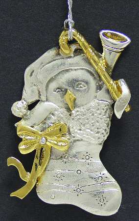 Lunt Christmas Ornament Stocking - With Box