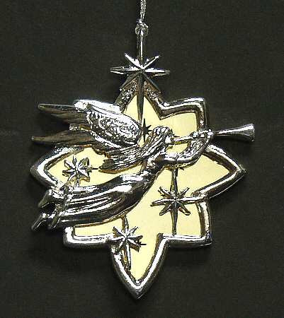 Lunt Christmas Ornament Angel Puff - Boxed