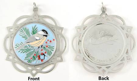 Framed Medallion Chickadee - Boxed