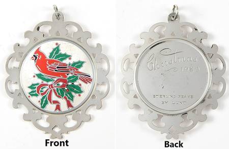 Framed Medallion Cardinal - Boxed