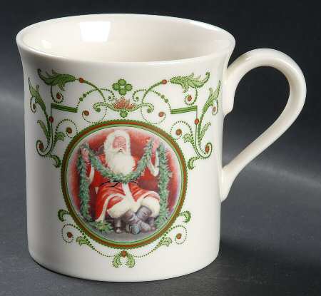Santa's Portrait Finishing Touch-Santa With Garland - Boxed