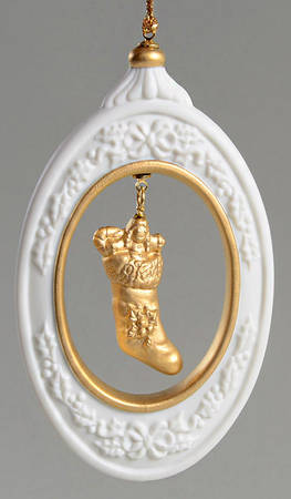Lenox Christmas Ornament Stocking Splendor - With Box