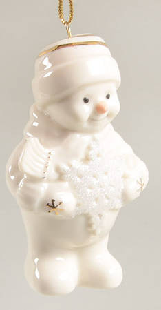 Glitter Ornaments Snowman Snowflake Surprise - Boxed
