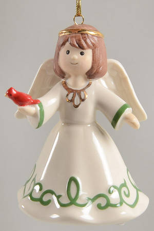 Lenox Christmas Ornament Angel's Gift - With Box Bx329
