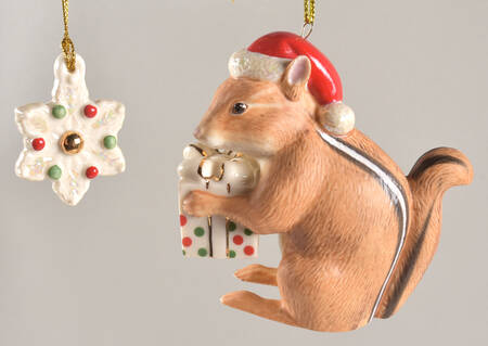 Lenox Christmas Ornament Chipmunk Cheer - Boxed