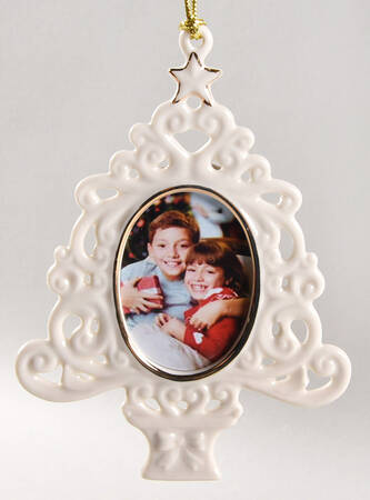 Lenox Christmas Ornament Christmas Tree Frame Ornament - Boxed