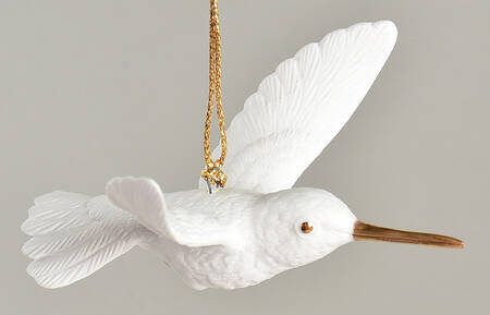 Lenox Christmas Ornament Hummingbird-Flying - No Box 72c