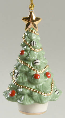 Lenox Christmas Ornament Festive Christmas Tree - With Box Bx381