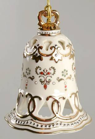 Lenox Christmas Ornament 2012 China Jewels Bell - Boxed