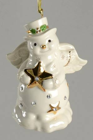 Lenox Christmas Ornament Razzle Dazzle Snowman - With Box